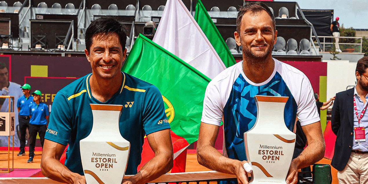 Казахстанец Александр Недовесов (справа) победил в турнире в Португалии