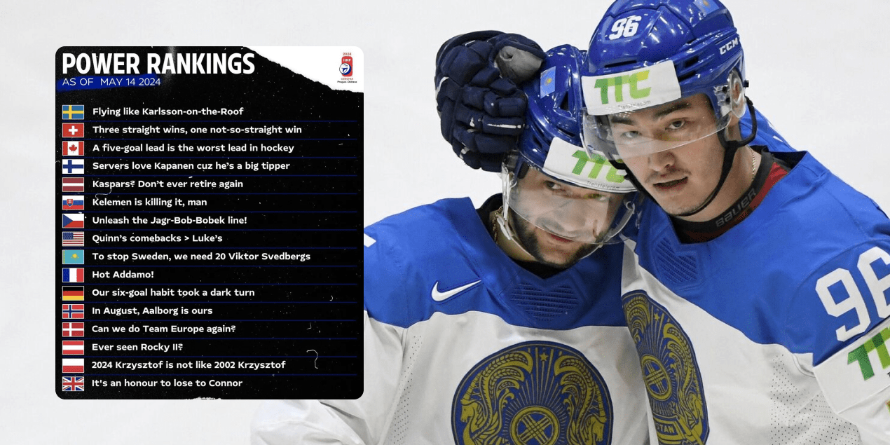 Казахстан вошел в десятку сильнейших хоккейных сборных