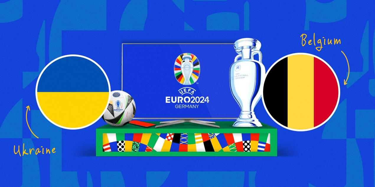 Матч Украина — Бельгия на Евро-2024