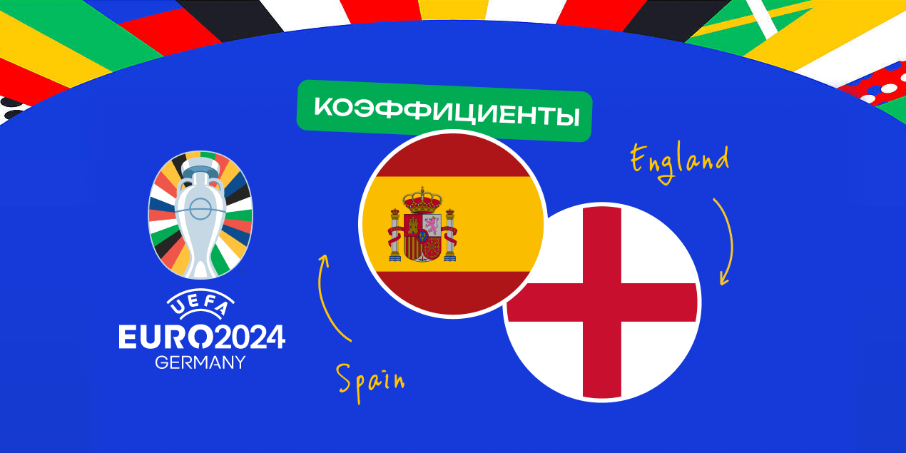 Матч Испания — Англия на Евро-2024 
