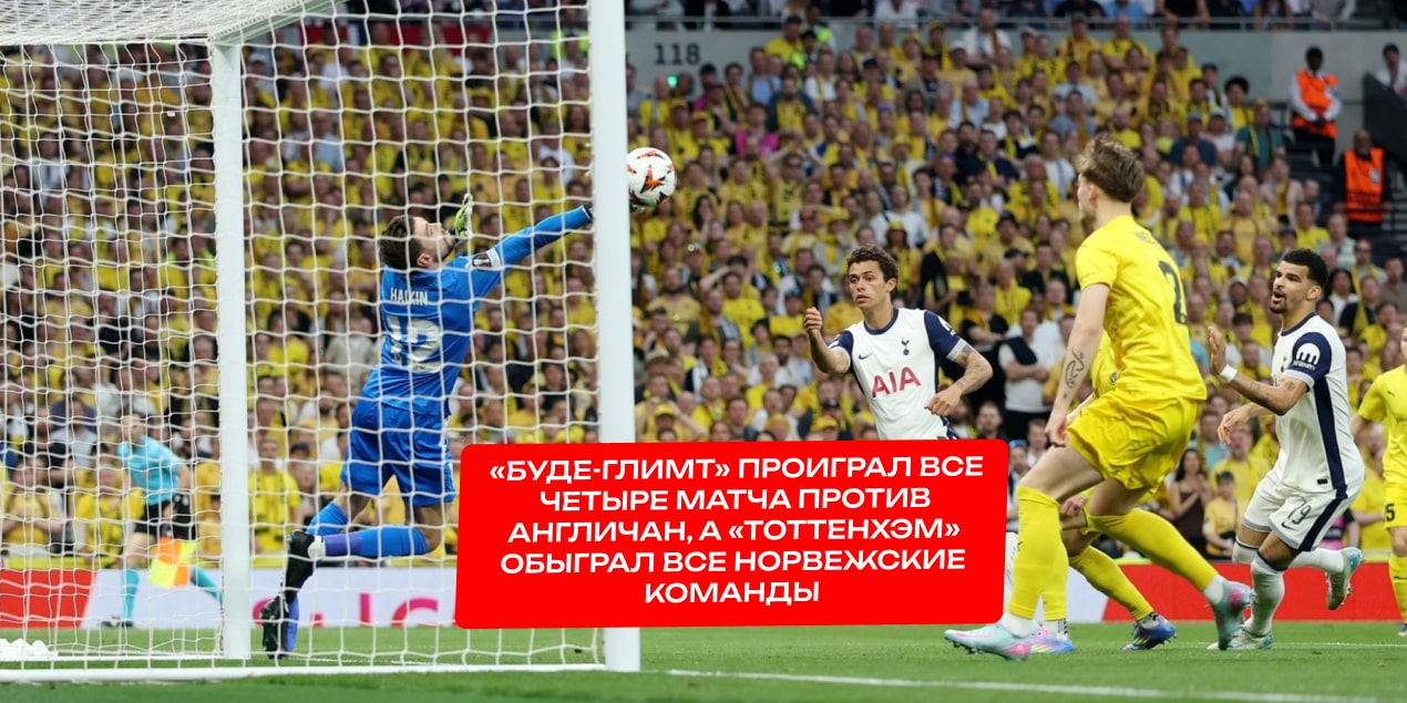 Гол «Тоттенхэма» в ворота «Буде-Глимта»