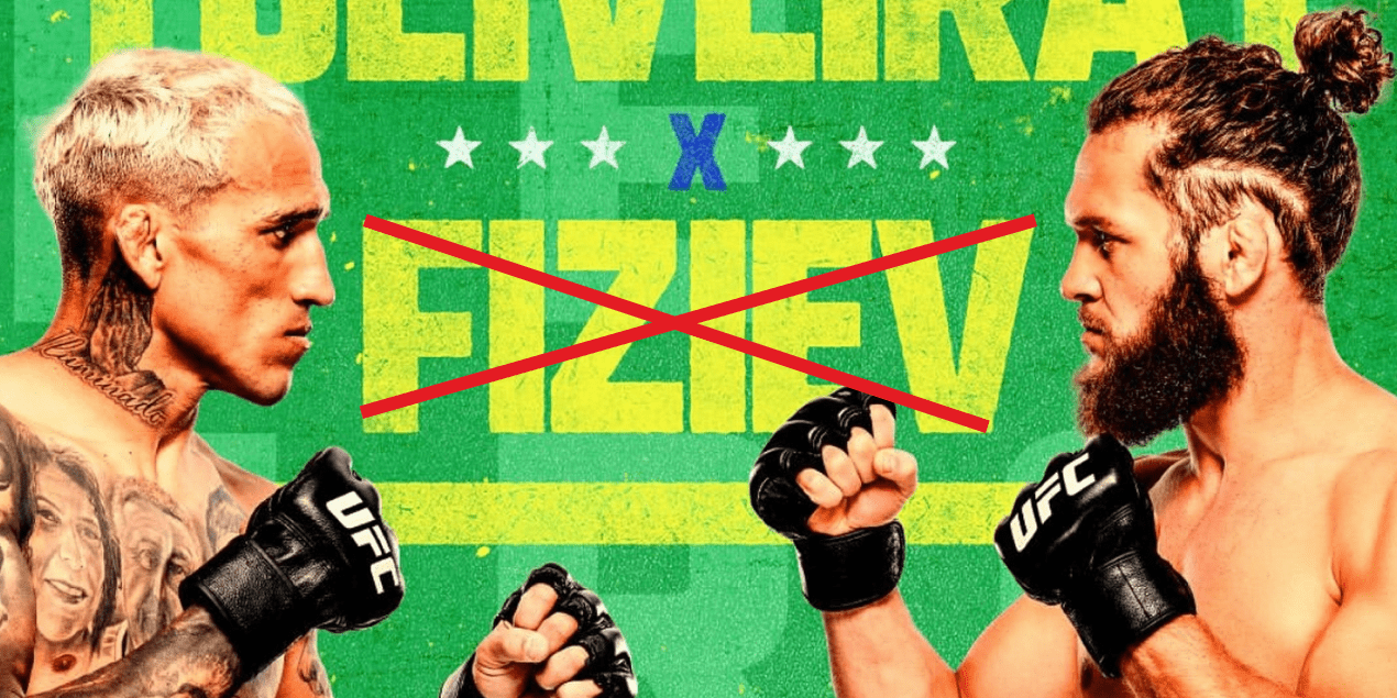 Физиев получил травму: Чарльз Оливейра остался без соперника на турнире UFC в Бразилии