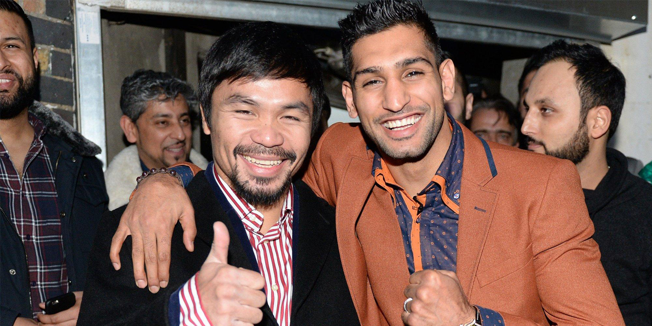 Амир Хан готов вернуться ради боя с Пакьяо: легенды могут пересечься спустя годы Амир Хан готов вернуться ради боя с Пакьяо: легенды могут пересечься спустя годы