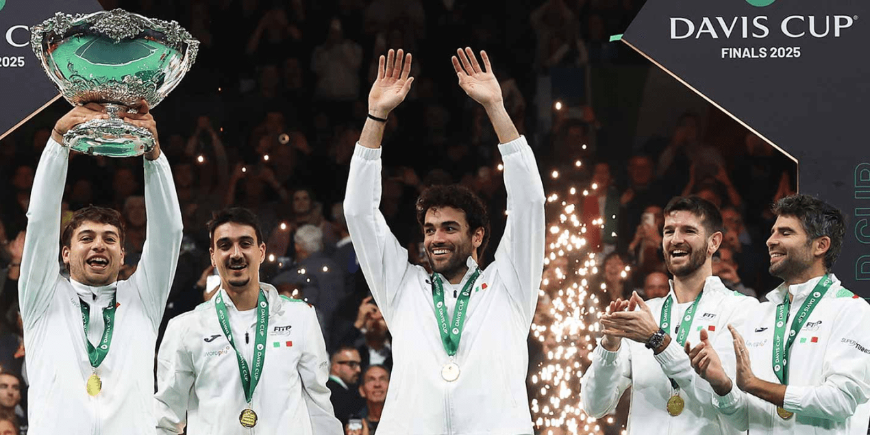 Италия вновь на вершине: сборная триумфально выиграла Кубок Дэвиса-2025