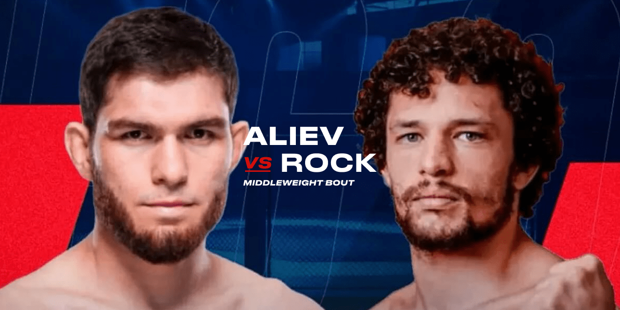 Полный бой Нурулло Алиев — Шакум Рок на UFC Fight Night 265 в Катаре