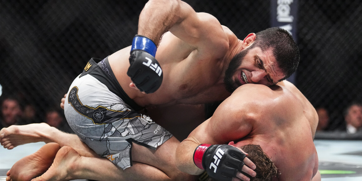 Видео полного боя UFC-322 Ислам Махачев — Джек Делла Маддалена