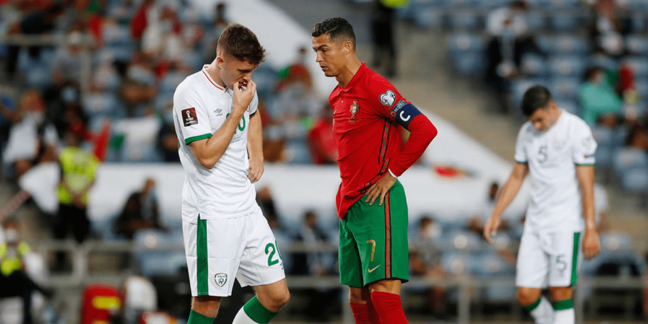 Португалия споткнулась в Дублине: дубль Пэрротта и истерика Роналду