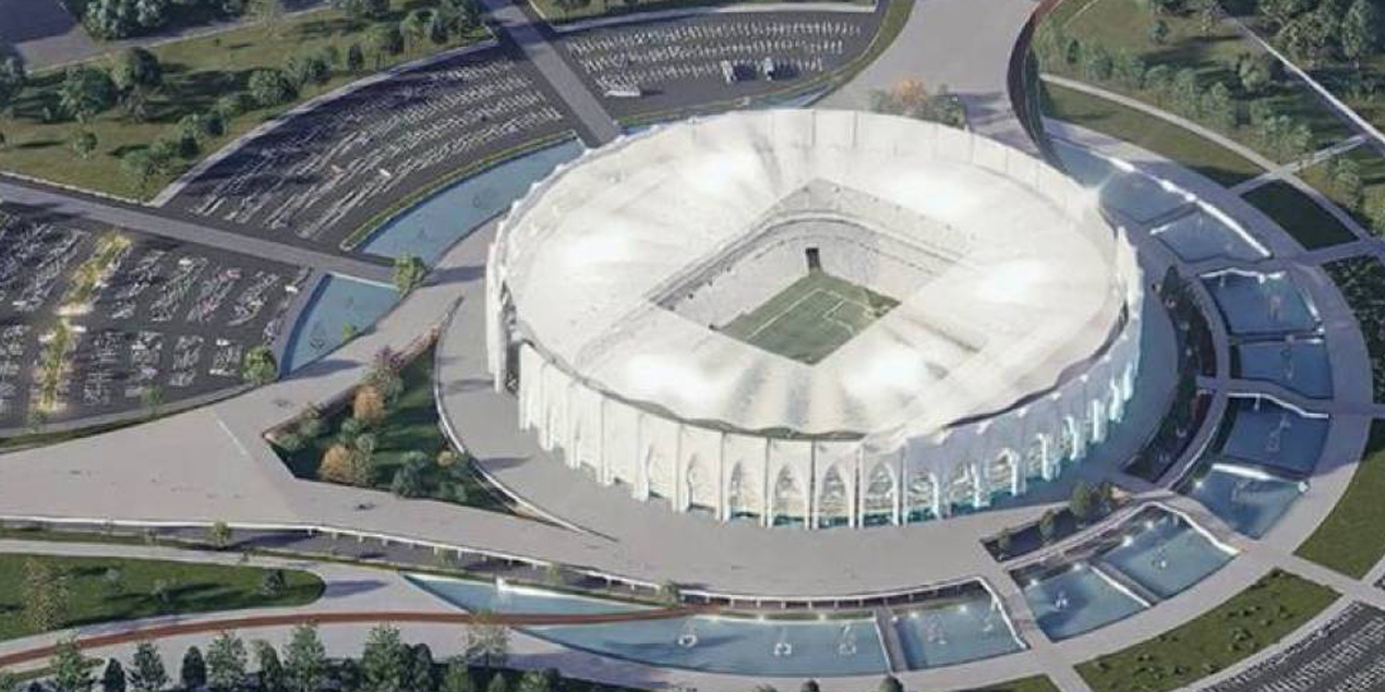 В Узбекистане начато строительство 55-тысячного стадиона