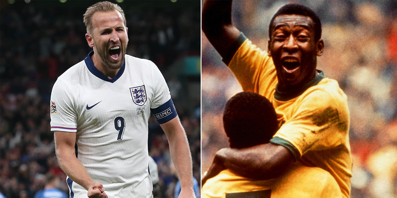 Харри Кейн готов сравняться с многолетним рекордом Пеле
