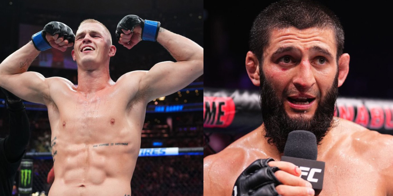 Хамзат Чимаев устроил стычку с Иэном Мачадо Гэрри за кулисами UFC Qatar