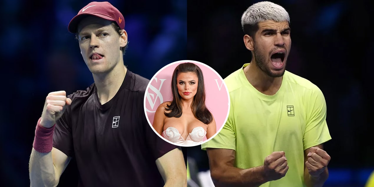 Любовный треугольник: Алькарас и Синнер встречались с одной и той же моделью — Брукс Надер