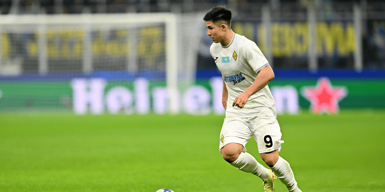 Итальянская пресса: Сатпаев — лучший игрок «Кайрата» в матче с «Интером»