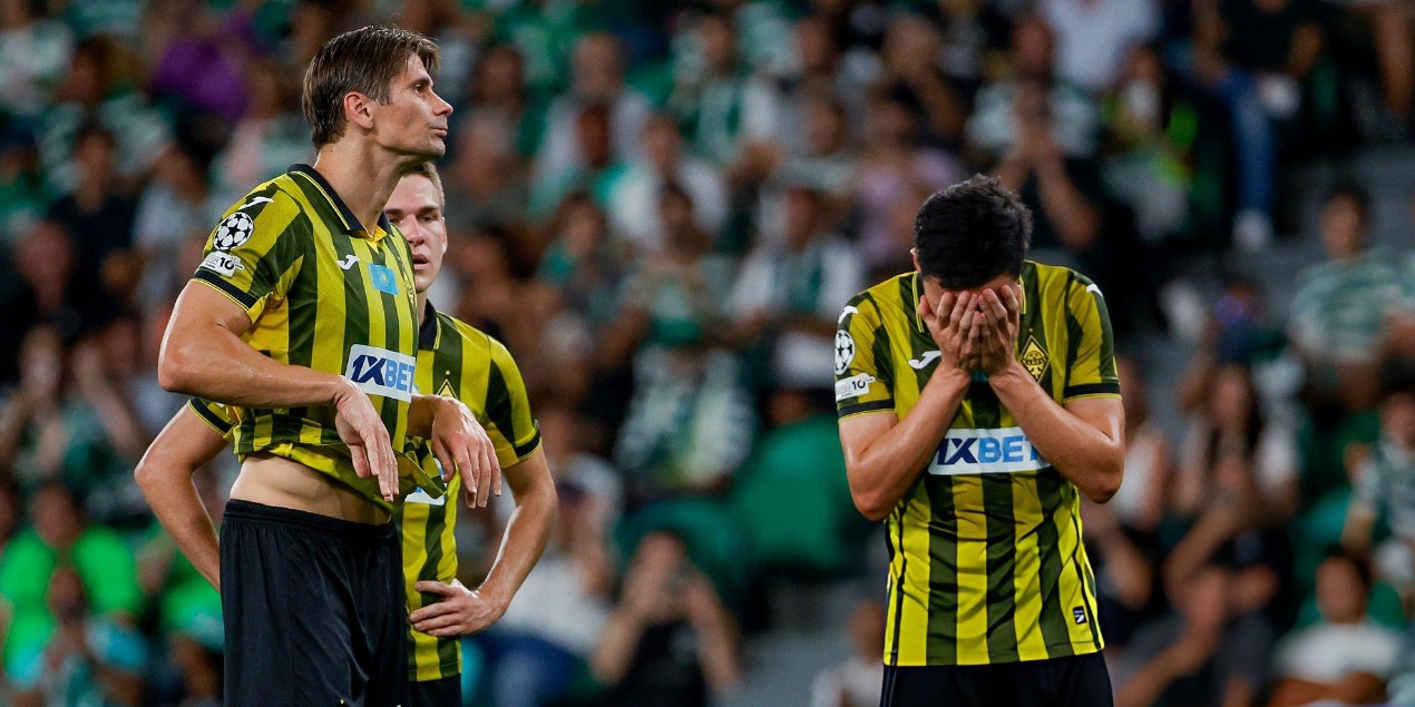 «Кайрат» проиграл «Копенгагену», но два казахстанца забили в ЛЧ