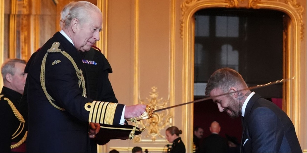 Сэр Дэвид Бекхэм: легенда футбола получил рыцарское звание