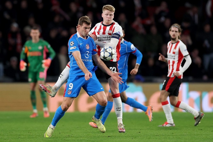 «Атлетико» одержал волевую победу над ПСВ в голевом поединке ЛЧ