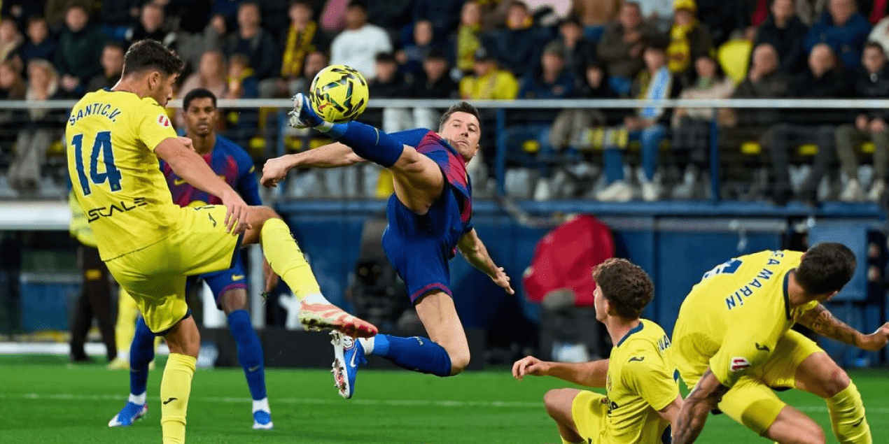 Левандовски достиг отметки в 500 матчей в топ-лигах и вошел в элитный список бомбардиров Европы