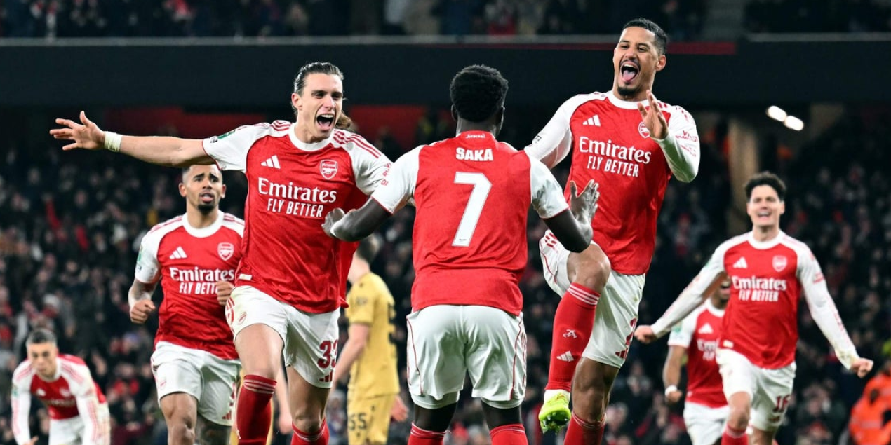 «Арсенал» дожал «Кристал Пэлас» по пенальти и шагнул в полуфинал Кубка лиги