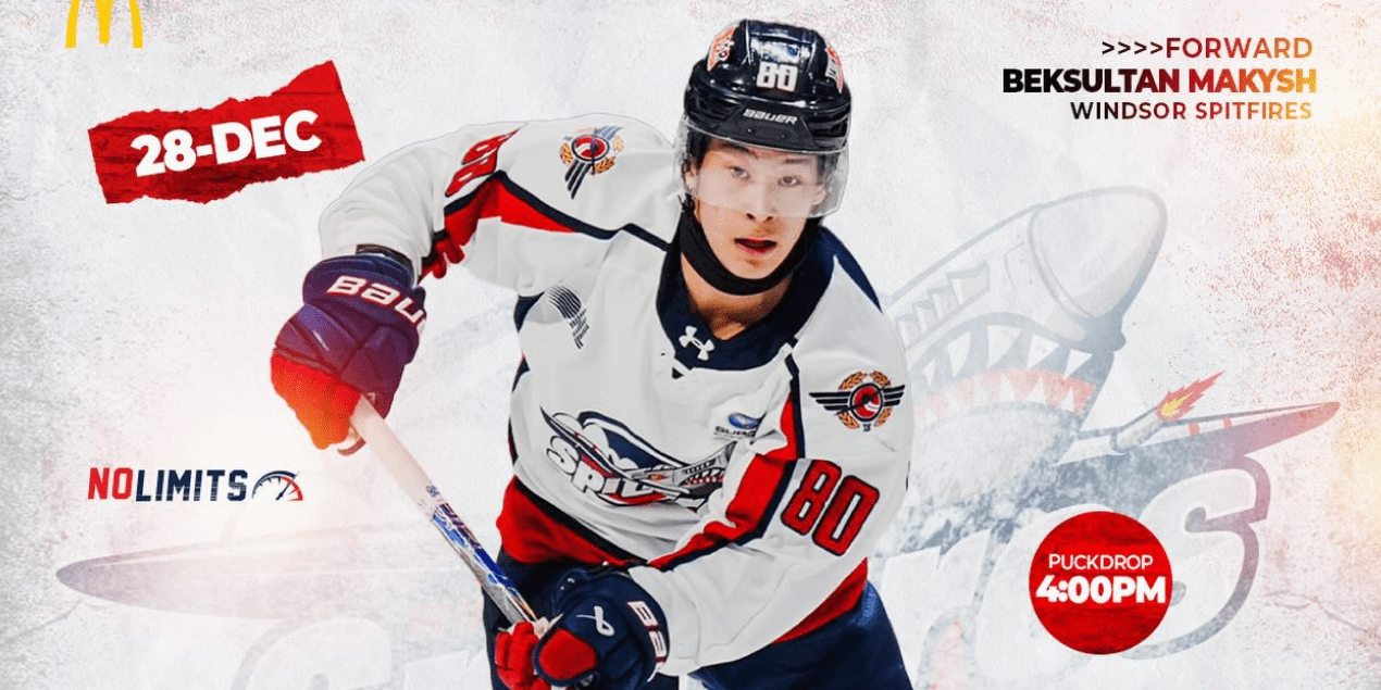 Гол Бексултана Макыша помог «Уинсору» одержать убедительную победу в OHL