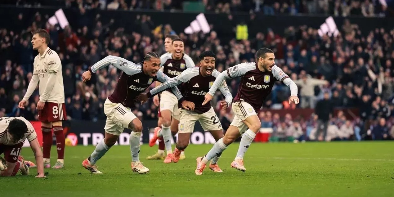 «Астон Вилла» снова становится кошмаром «Арсенала» и обостряет гонку за титул