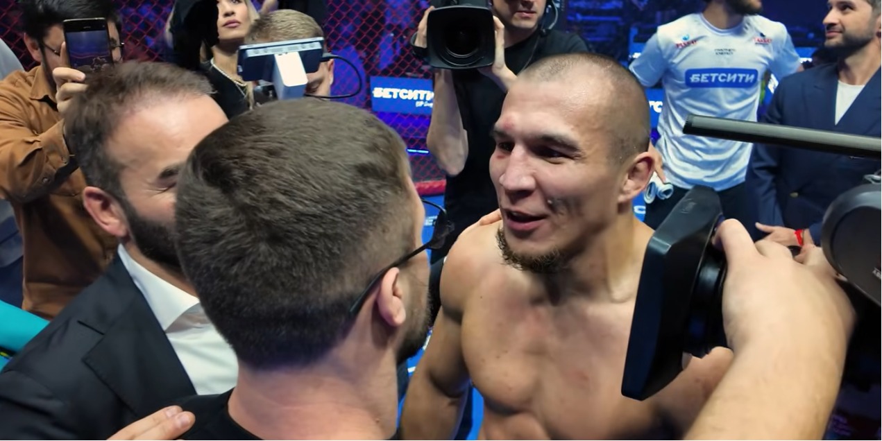 Фаниль Рафиков и Андрей Гончаров устроили битву взглядов перед полуфиналом Гран-при Fight Nights