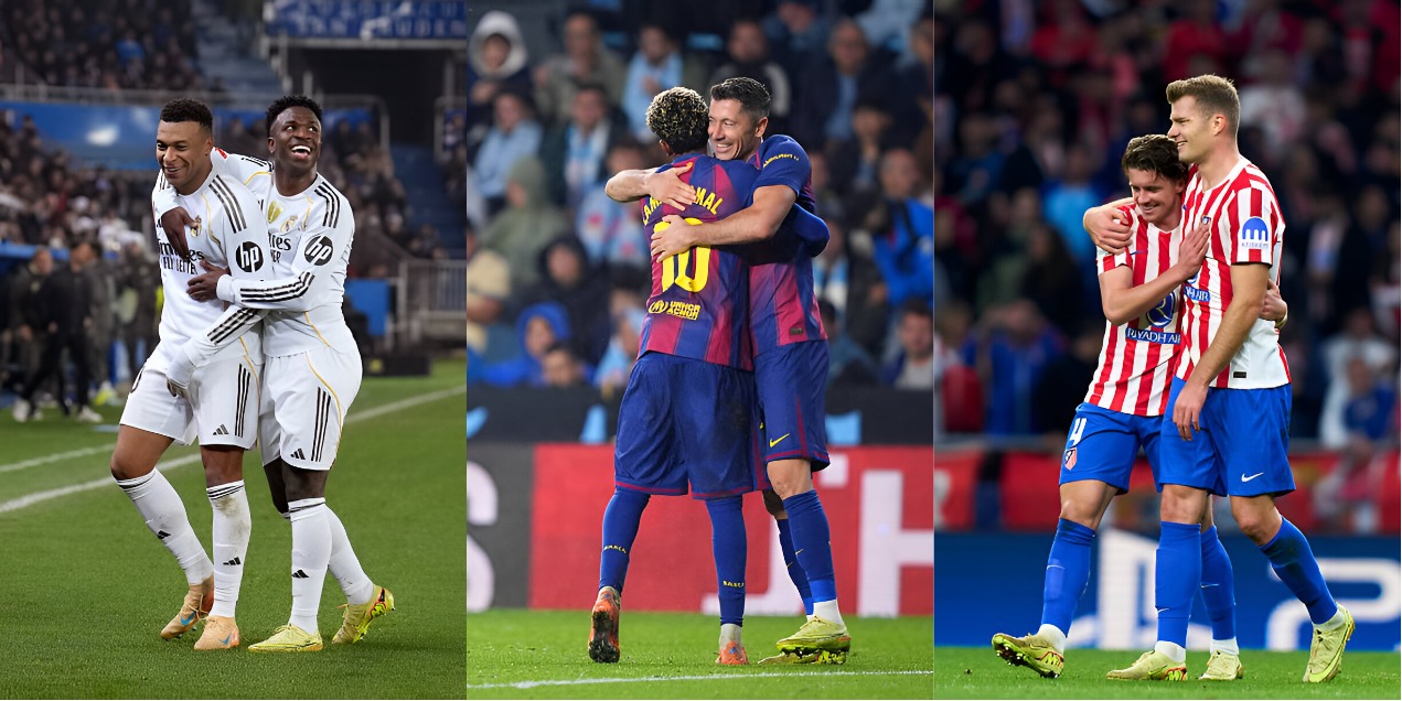 Первая половина сезона Ла Лиги: «Барселона» опережает прошлогодний график, «Реал» на том же уровне