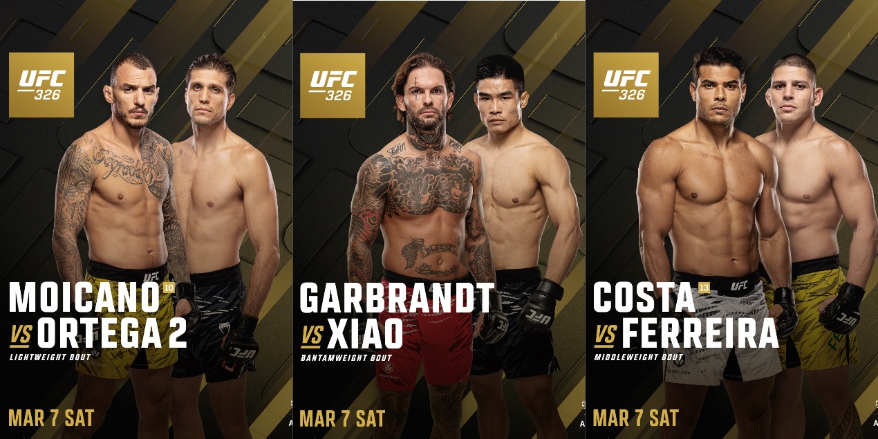 Анонс боев UFC 326: возвращение Коди Гарбрандта и дебют Ортеги в легком весе