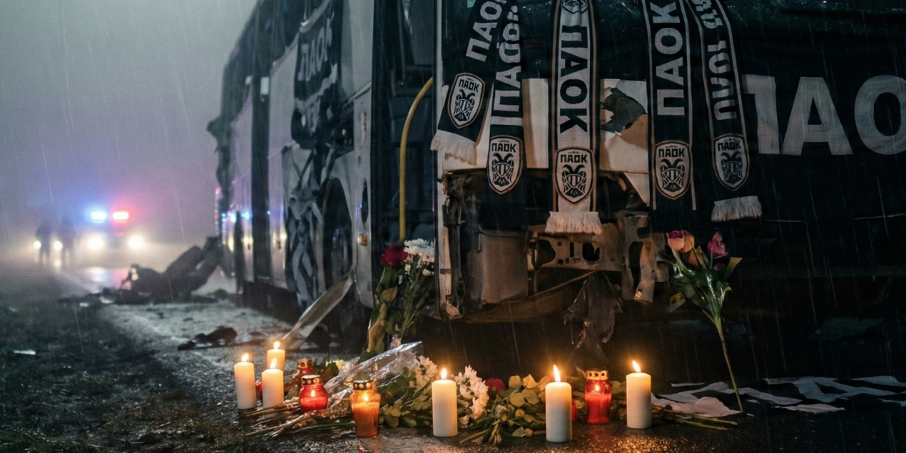 Трагедия по дороге в Лион: семь фанатов «ПАОК» погибли в ДТП в Румынии