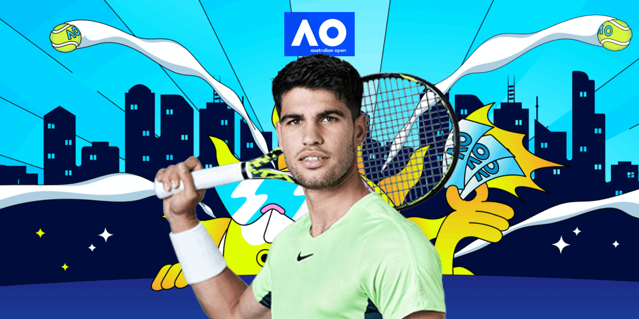 Алькарас не без проблем на старте прошел в третий круг Australian Open-2026