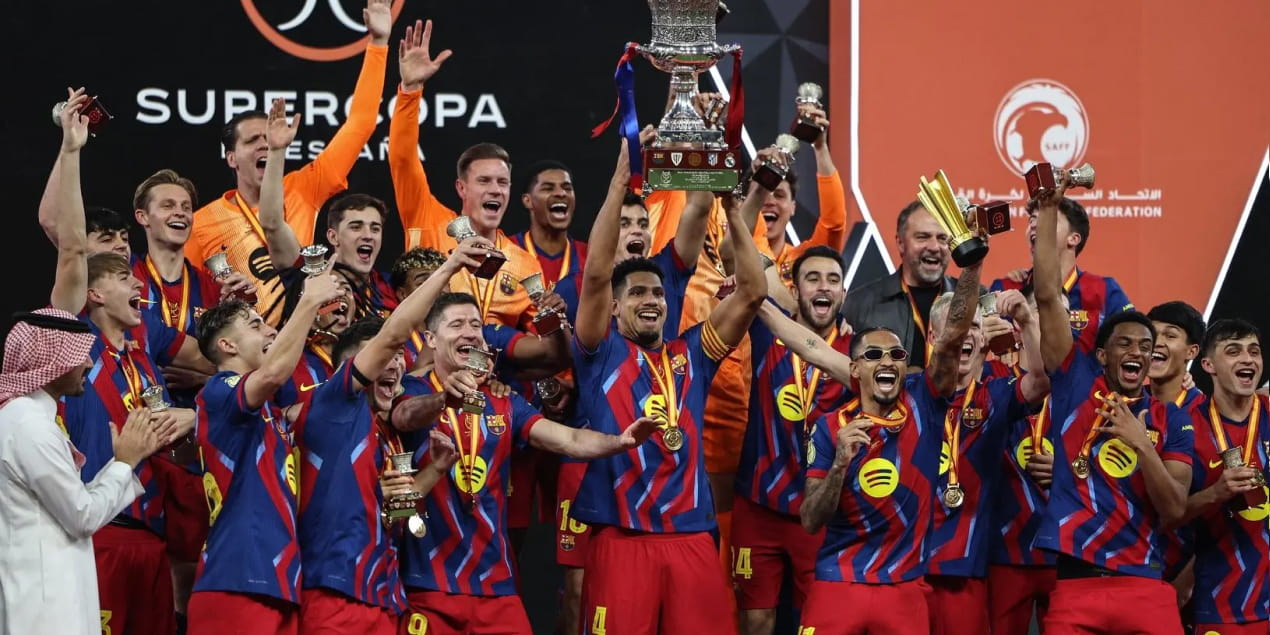Полный матч финала Суперкубка Испании-2026  «Барселона» —  «Реал» Мадрид