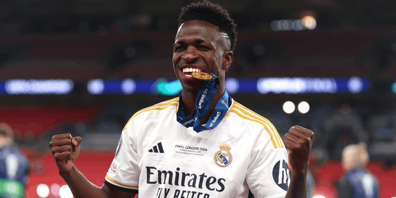 Винисиус уже второй ассистент «Реала» в истории ЛЧ: обошёл Бензема и приблизился к Роналду