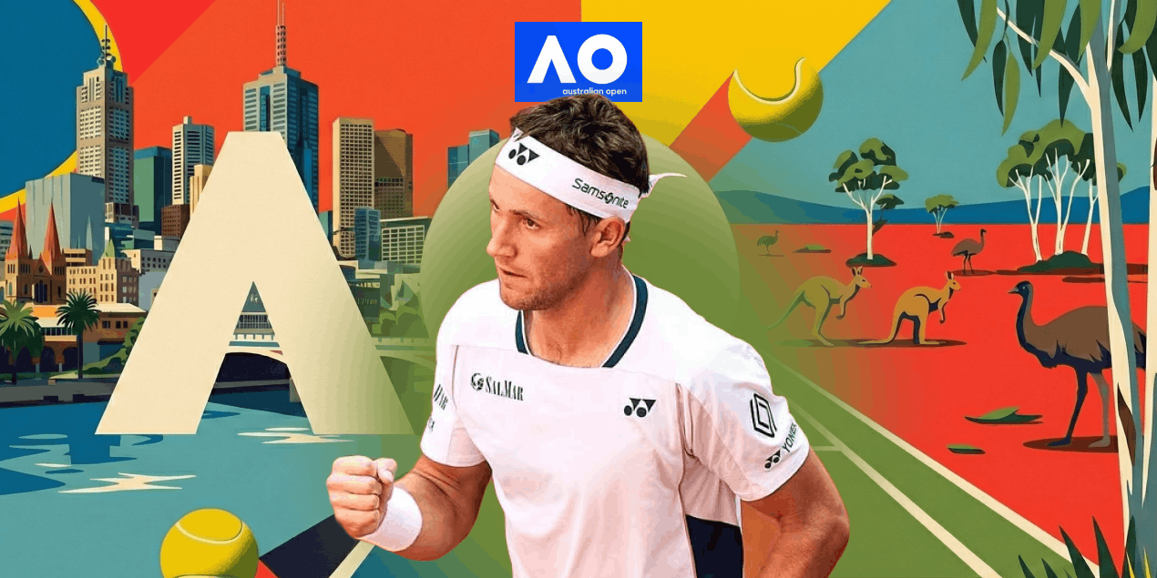 Каспер Рууд добрался до отметки 300 побед: юбилейный матч пришелся на Australian Open