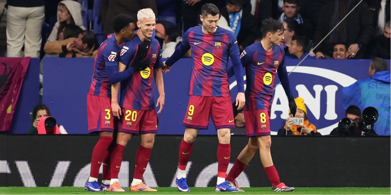 «Барселона» начала год с победы в дерби и продлила серию до девяти матчей