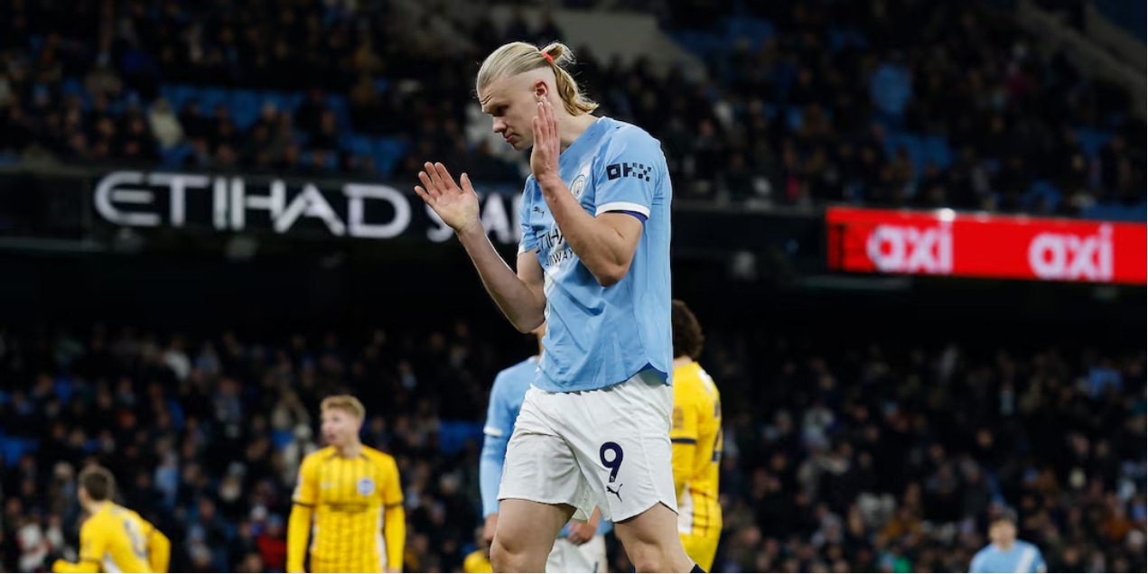 «Манчестер Сити» упустил победу с «Брайтоном»: отставание от «Арсенала» может увеличиться до восьми очков