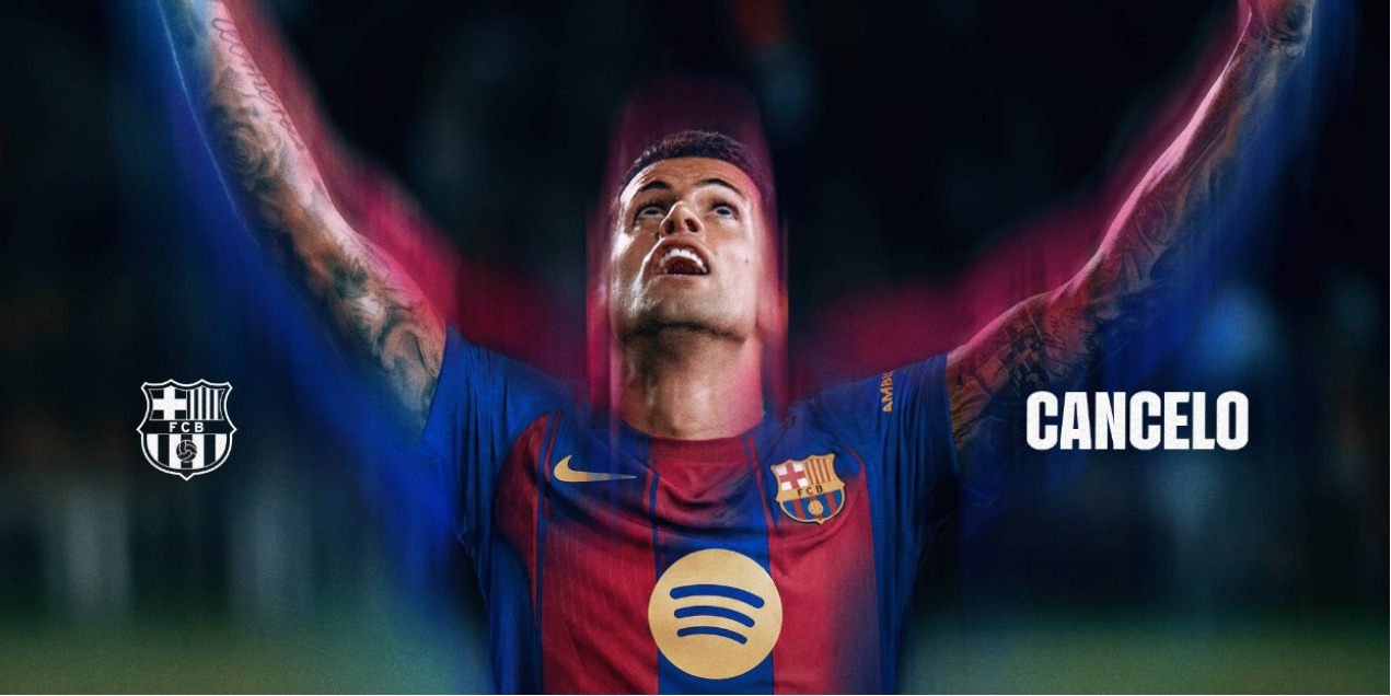 Официально: Жоау Канселу перешел в «Барселону»