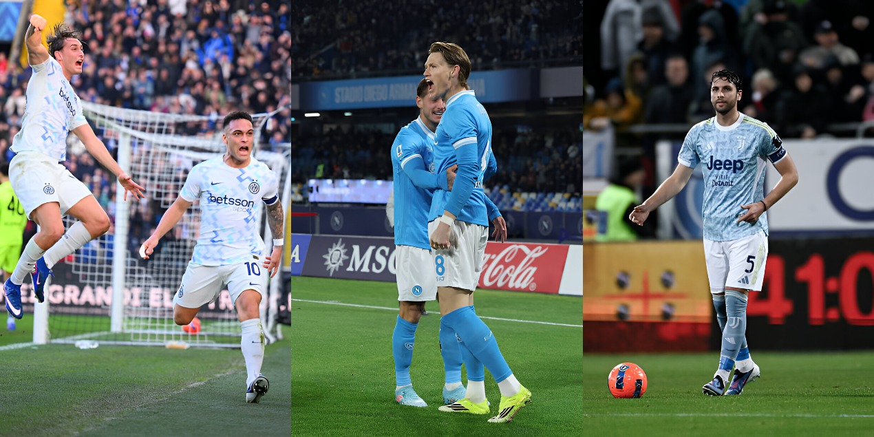 Субботние матчи Серии А: победы «Интера» и «Наполи», сенсационное поражение «Ювентуса»