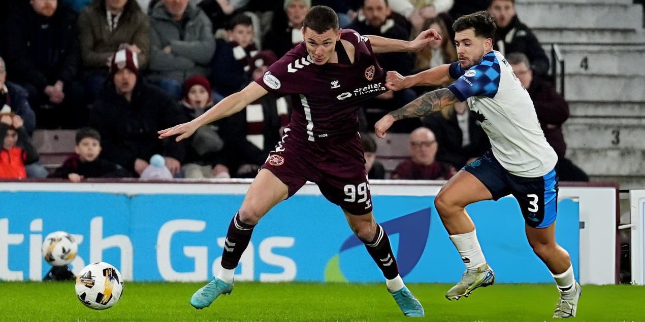 Ислам Чесноков дебютировал за «Хартс»: заработал пенальти, но его клуб вылетел из Кубка Шотландии