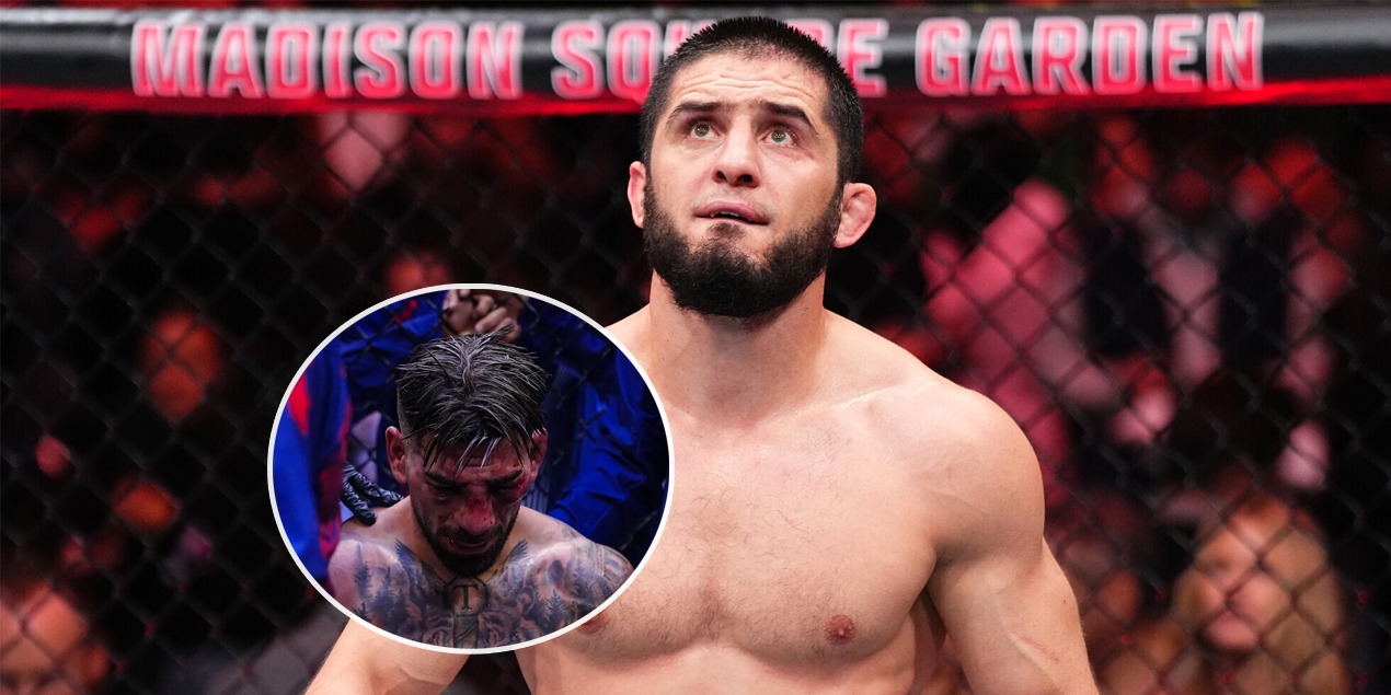 Махачев высмеял Топурию после поражения на UFC у Белого дома: «Настоящая легенда»