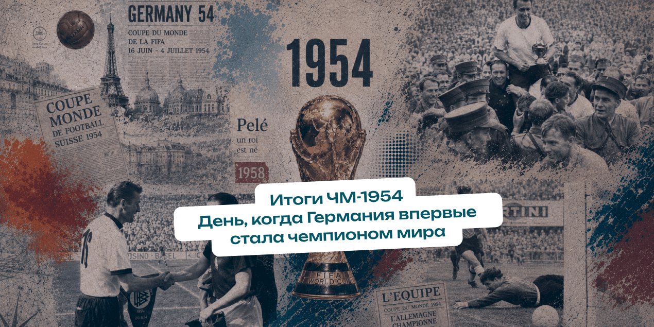 Итоги ЧМ-1954. «Чудо в Берне» и день, когда Германия впервые стала чемпионом мира