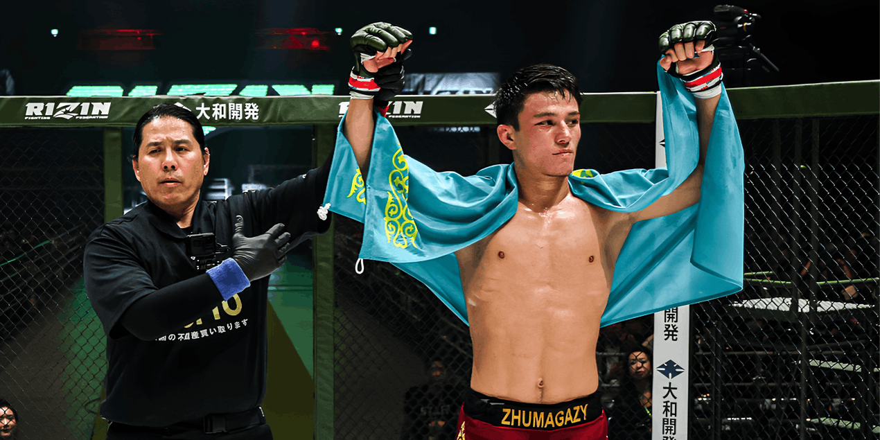 Жумагазы одержал уверенную победу в Японии на турнире Rizin