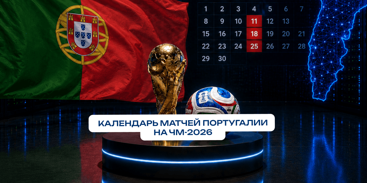 Расписание матчей Португалии на ЧМ-2026: когда начало и где смотреть