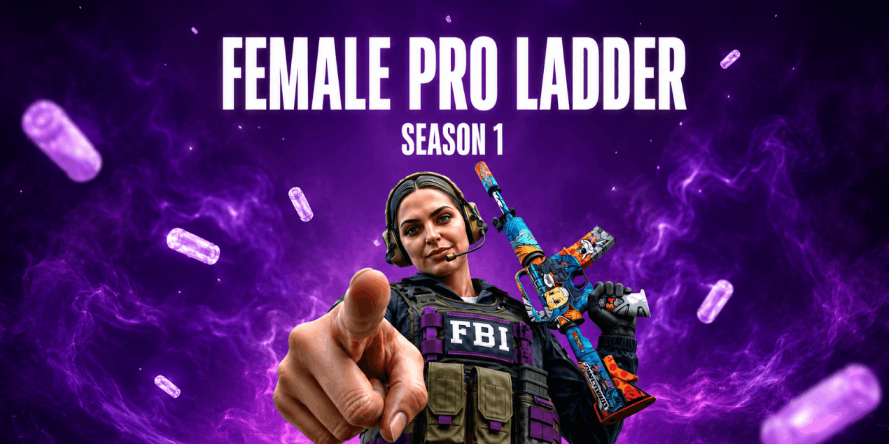 Female Pro League запустила глобальный ладдер по CS2 на FACEIT – его уже поддержала Vilga