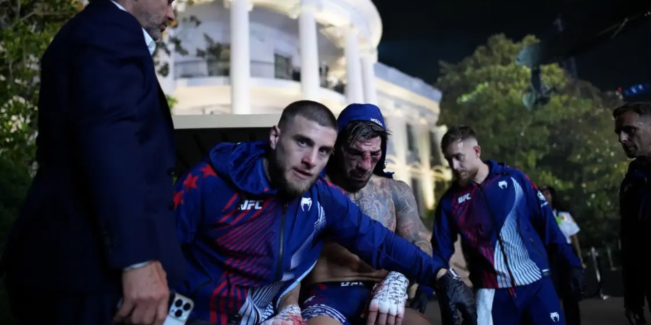 Топурию экстренно увезли в больницу после поражения Гейджи на UFC у Белого дома