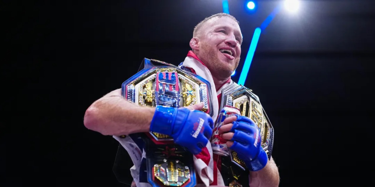 Новый чемпион UFC в легком весе Джастин Гейджи