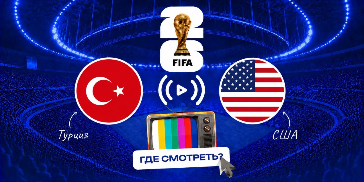 Прямая трансляция матча Турция — США: где смотреть игру ЧМ-2026