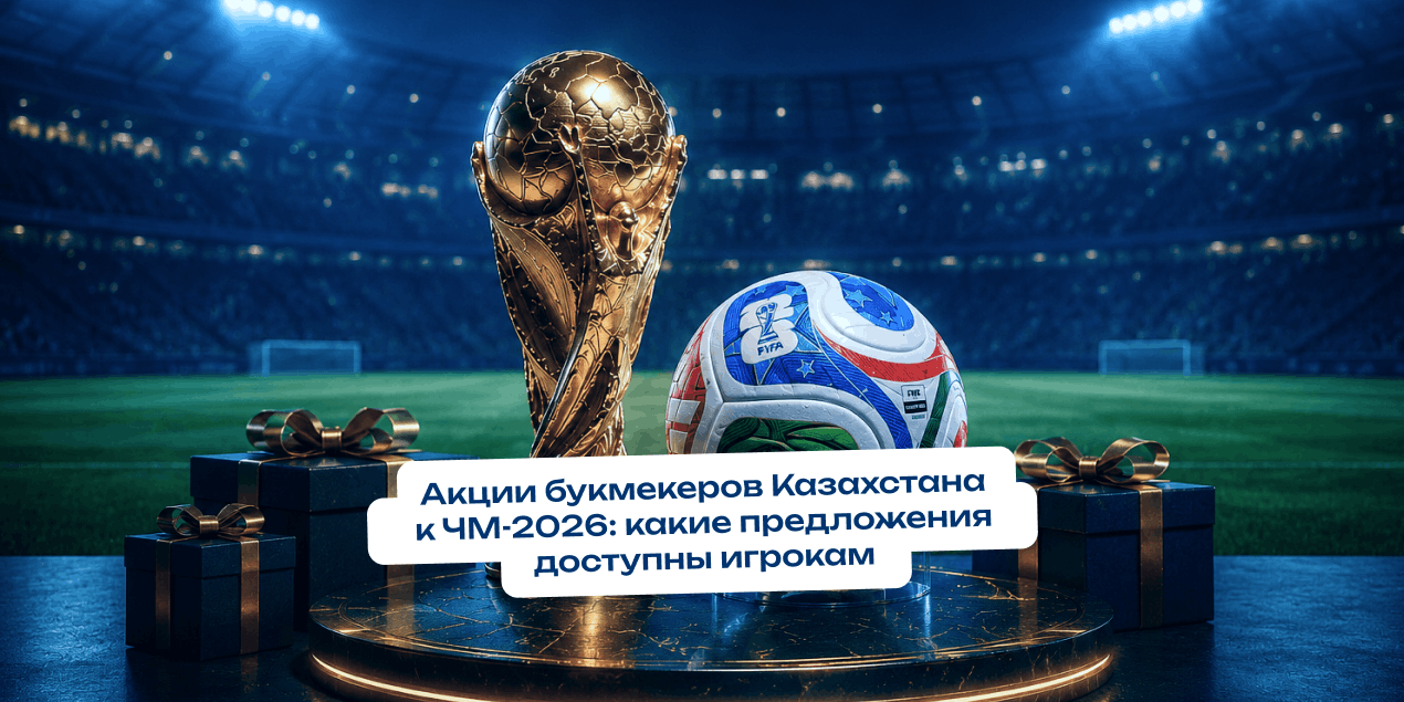 Акции букмекеров Казахстана к ЧМ-2026: какие предложения доступны игрокам