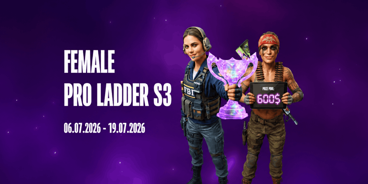 Female Pro League запустила третий сезон глобального CS2-ладдера с повышенным призовым фондом