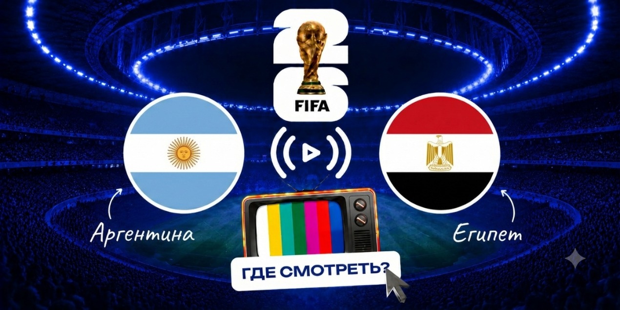 Аргентина — Египет: где смотреть матч 1/4 финала ЧМ-2026