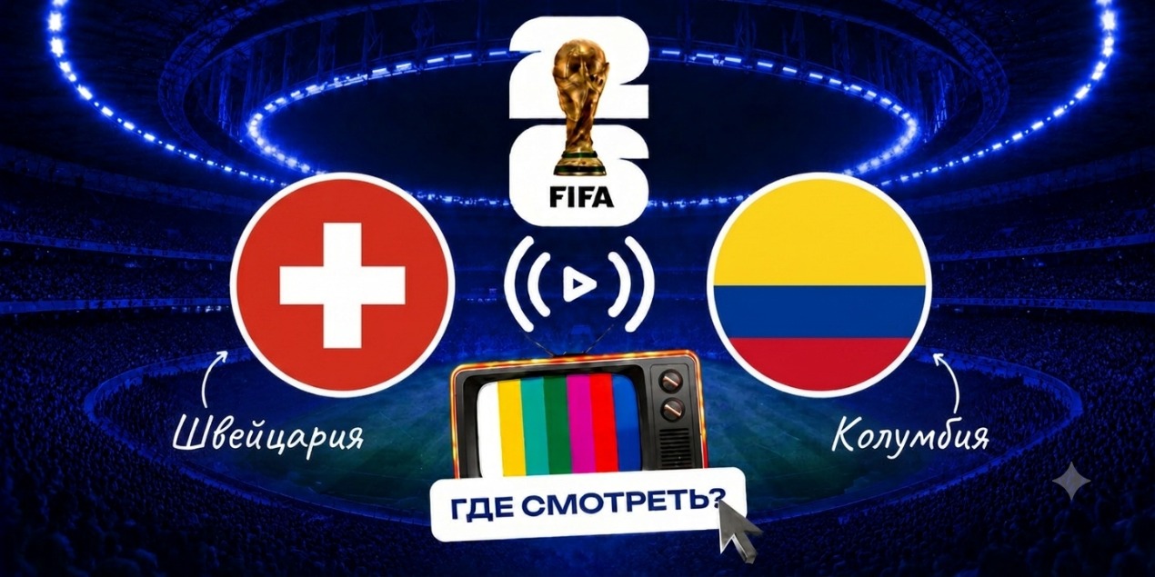 Швейцария — Колумбия: где смотреть матч 1/4 финала ЧМ-2026