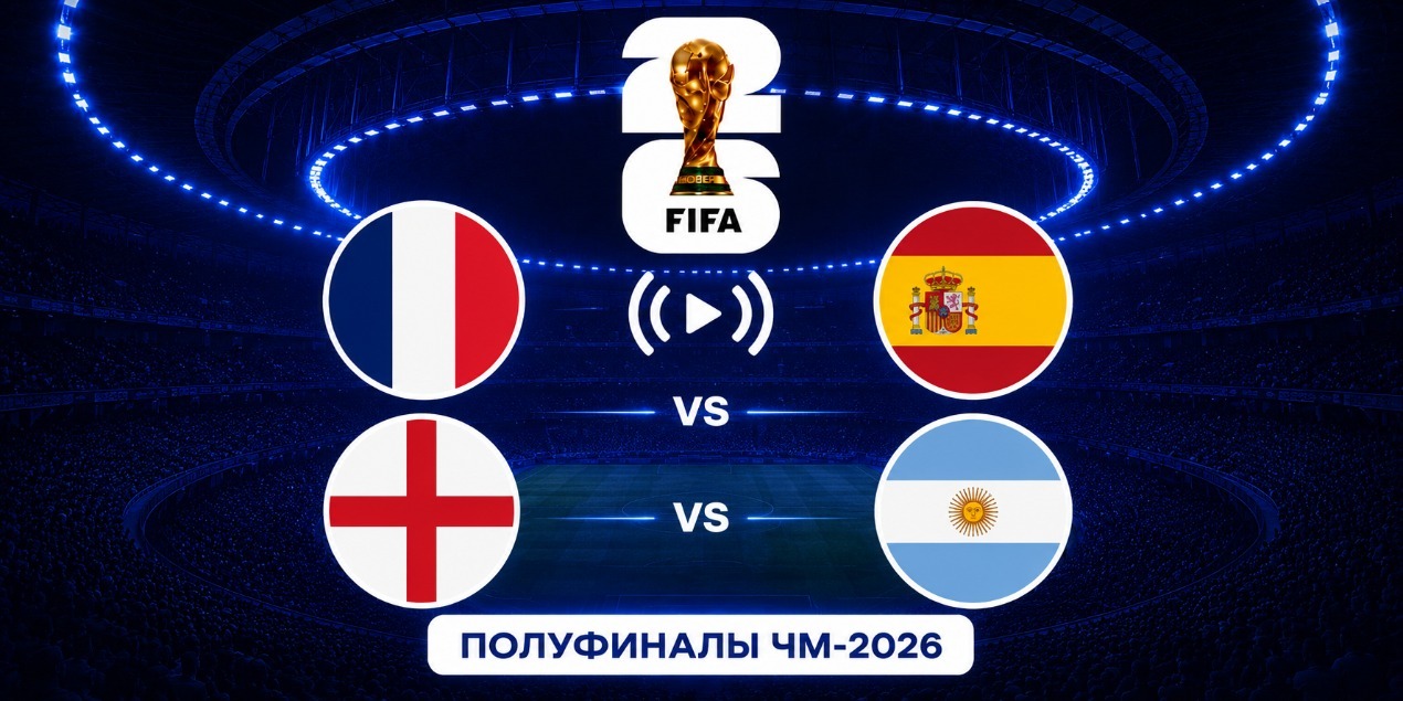 Полуфиналы чемпионата мира-2026: расписание матчей, даты, время начала и где смотреть